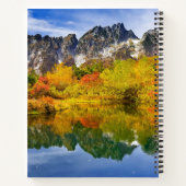 Schilderachtig landschap bos en bergen notitieboek (Achterkant)