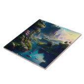 Schilderachtig Landschap Drie Tegeltje (Zijkant)