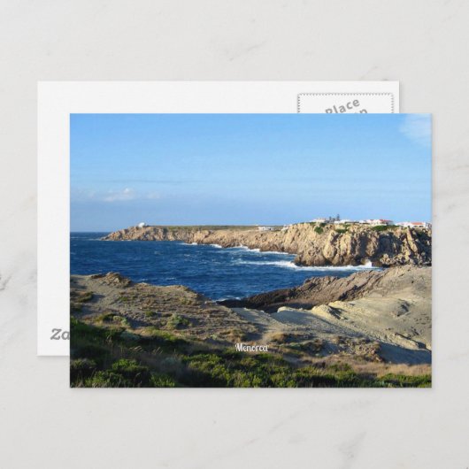 Schilderachtig landschap Menorca Briefkaart (Voorkant / Achterkant)