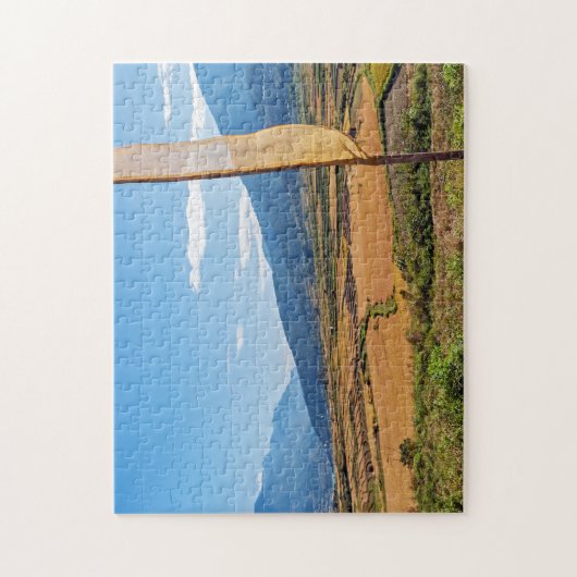 Schilderachtig landschap op het platteland van Bhu Legpuzzel (Verticaal)