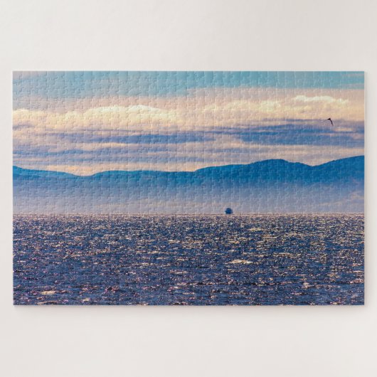 Schilderachtig landschap van de baai van Tadoussac Legpuzzel (Horizontaal)