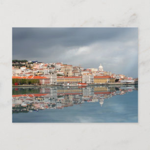 Schilderachtig landschap van Lissabon, Portugal Briefkaart