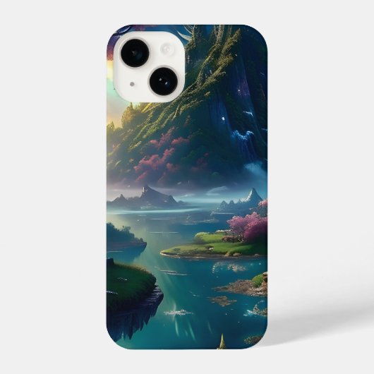 Schilderachtig Landschap Vier iPhone Hoesje (Achterkant)