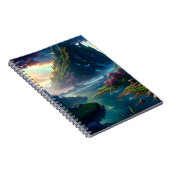 Schilderachtig Landschap Vier Notitieboek (Rechterzijde)