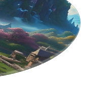 Schilderachtig Landschap Vier Snijplank (Hoek)