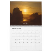 Schilderachtig landschappen kalender (Feb 2026)