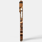 Schilderachtig lederen stijl motorfiets kunst Case-Mate iPhone case (Achterkant / Links)