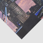 Schilderachtig London Tower Bridge-weefselpapier Tissuepapier (Detail)