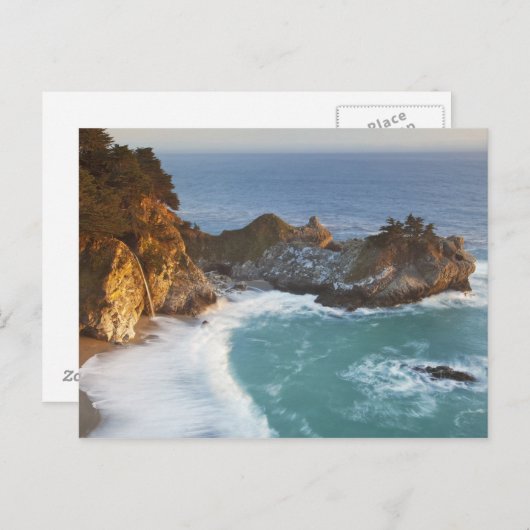 Schilderachtig McWay-Herfsten lopen het strand in Briefkaart (Voorkant / Achterkant)