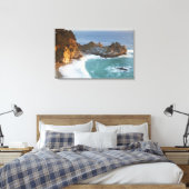 Schilderachtig McWay-Herfsten lopen het strand in  Canvas Afdruk (Insitu (Slaapkamer))