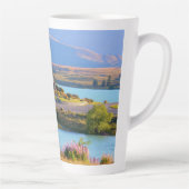 Schilderachtig meer van Tekapo Latte Mok (Rechts)