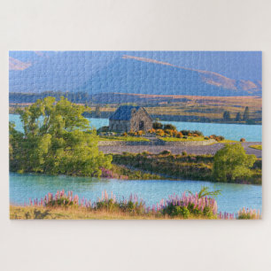Schilderachtig meer van Tekapo Legpuzzel