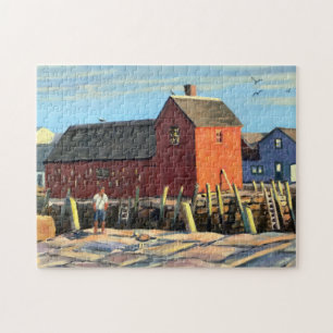 Schilderachtig Motif #1 Rockport Vist Shack Legpuzzel