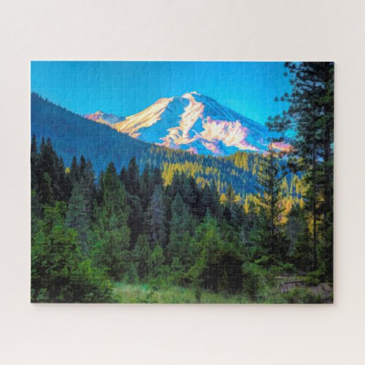 SCHILDERACHTIG MOUNT SHASTA LEGPUZZEL (Horizontaal)