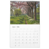 schilderachtig muur 2025 kalender (Mar 2026)