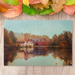 Schilderachtig najaarsairs: Lakeside-Herfsten Legpuzzel