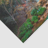 Schilderachtig Natuur Fantasy Waterfall Tissuepapier (Detail)