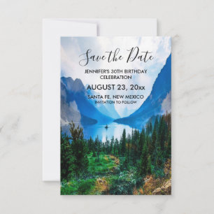Schilderachtig Natuur in het Rustische landgebergt Save The Date