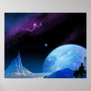 Schilderachtig nevel (20 x 16) poster