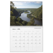 Schilderachtig New Jersey Calendar Kalender (Mar 2026)