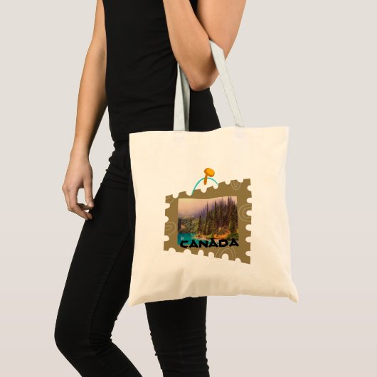 Schilderachtig noordelijk landschap tote bag (Voorkant (product))