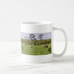 Schilderachtig olifant Panorama Koffiemok