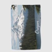 Schilderachtig Oregon en Mount Hood Golfhanddoek (Voorkant)