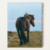 Schilderachtig paardenplanner planner (Achterkant)