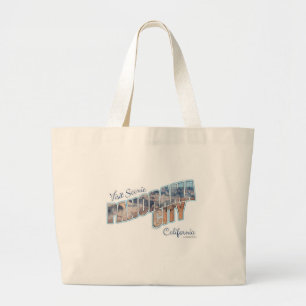 Schilderachtig Panorama City Briefkaart Travel Hum Grote Tote Bag