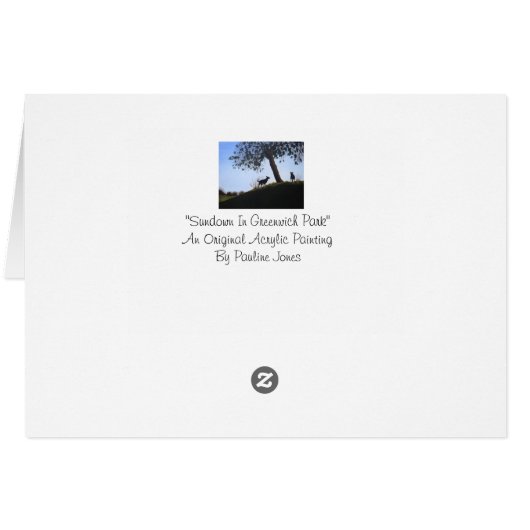 schilderachtig park schilderachtig landschap met v (Achterkant Horizontaal)