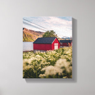 Schilderachtig Plattelandsfotografie Farmhouse USA Canvas Afdruk