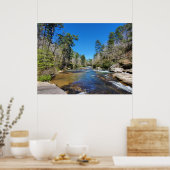 Schilderachtig rivier poster (Keuken)