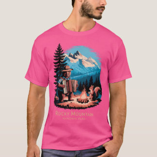 Schilderachtig Rocky Mountain National Park Beer k T-shirt