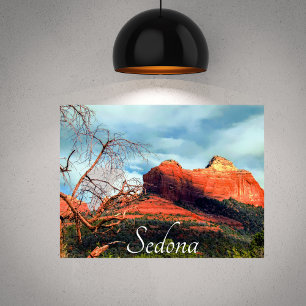 Schilderachtig rode raketten van Sedona Poster