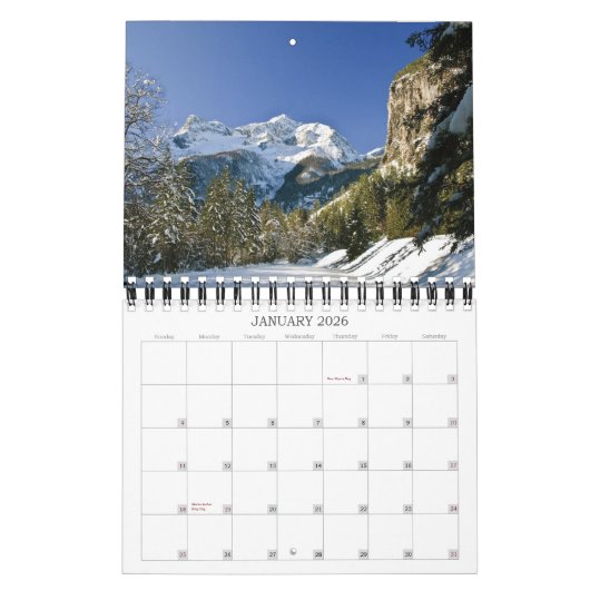 Schilderachtig Salzkammergut Kalender (Jan 2026)