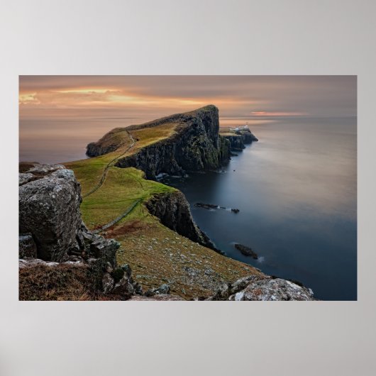 Schilderachtig Seascape uit Schotland Poster (Voorkant)