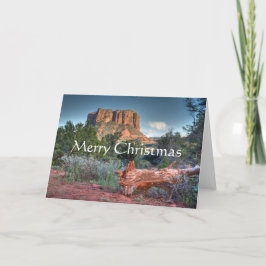 Schilderachtig Sedona, Vrolijke Kerstmis Feestdagen Kaart