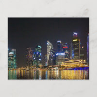 Schilderachtig Singapore Skyline