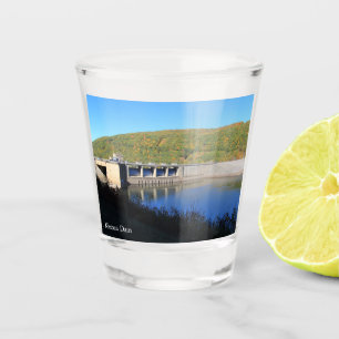 Schilderachtig Souvenir Kinzua Dam Reservoir Shot Glas