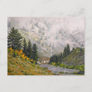 Schilderachtig Taylor River Colorado Painting Briefkaart