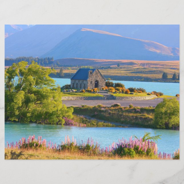 Schilderachtig Tekapo-schraapboek (Voorkant)