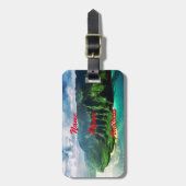 Schilderachtig Tropisch eiland Hawaii Bagagelabel (Voorkant verticaal)