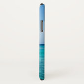 Schilderachtig Tropisch strand met Thatched Huts F Case-Mate iPhone Case (Achterkant / rechts)