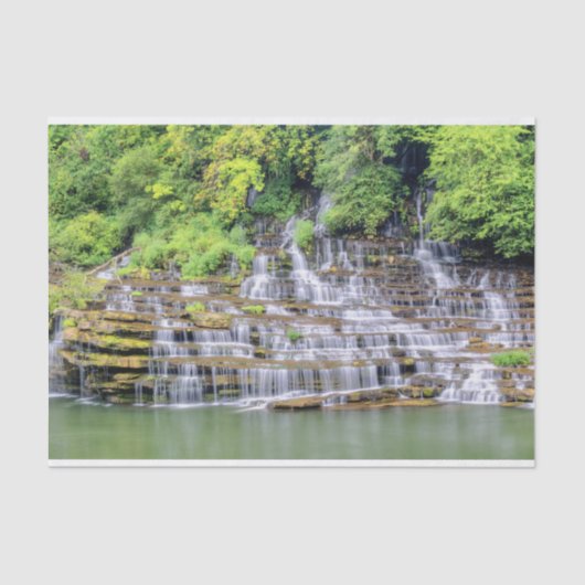 Schilderachtig Twin Herfsten Rock Island Tissue Pa Tissuepapier (Voorkant)