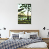 Schilderachtig Uitzicht bij het reservoir van Ches Canvas Afdruk (Insitu (Slaapkamer))