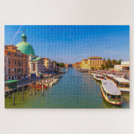 Schilderachtig uitzicht Canal Grande, Venetië, Ita Legpuzzel