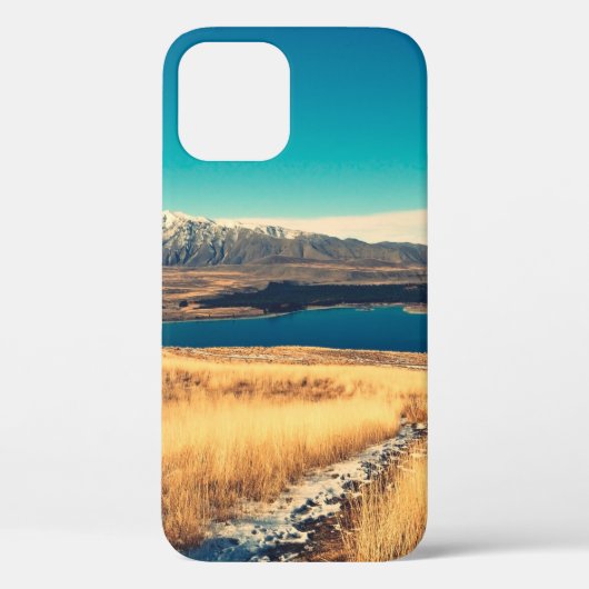 Schilderachtig uitzicht in Mt. John Top uitzicht p Case-Mate iPhone Case (Achterkant)