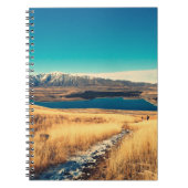 Schilderachtig uitzicht in Mt. John Top uitzicht p Notitieboek (Voorkant)