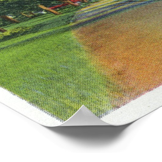 Schilderachtig Uitzicht langs het meer Poster (Hoek)