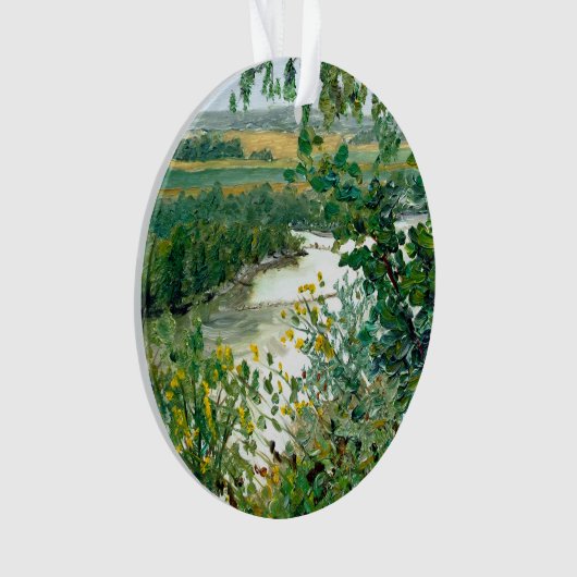 Schilderachtig Uitzicht Mississippi van de Bluff Ornament (voorkant)